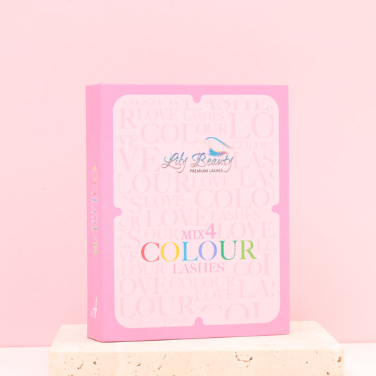 Promade Coloured Lashes | Mix 4in1 | 6D 0.07 | 1000 fans