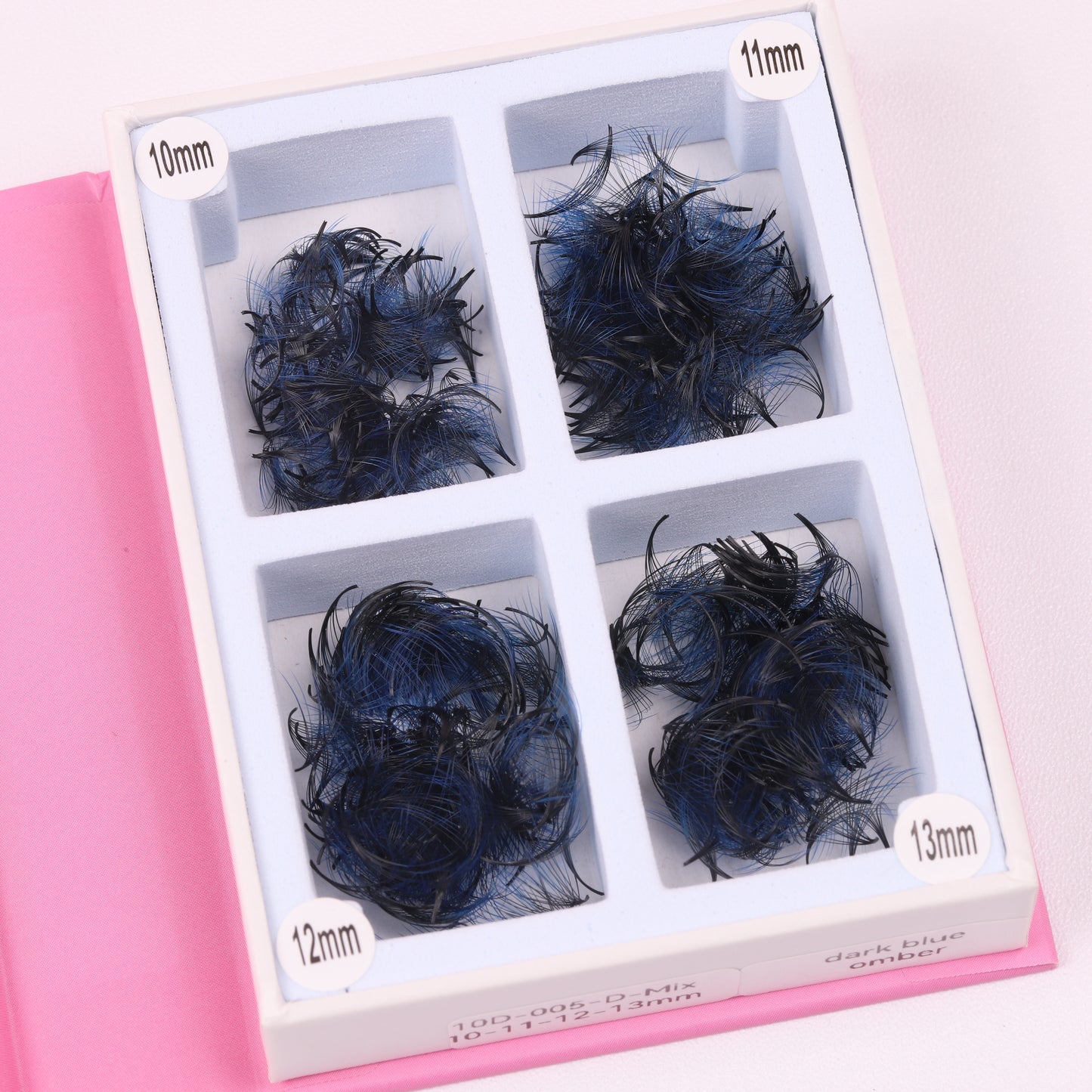 Ombre Lashes Extensions | Mix 4in1 | 10D 0.05 | 1000 fans