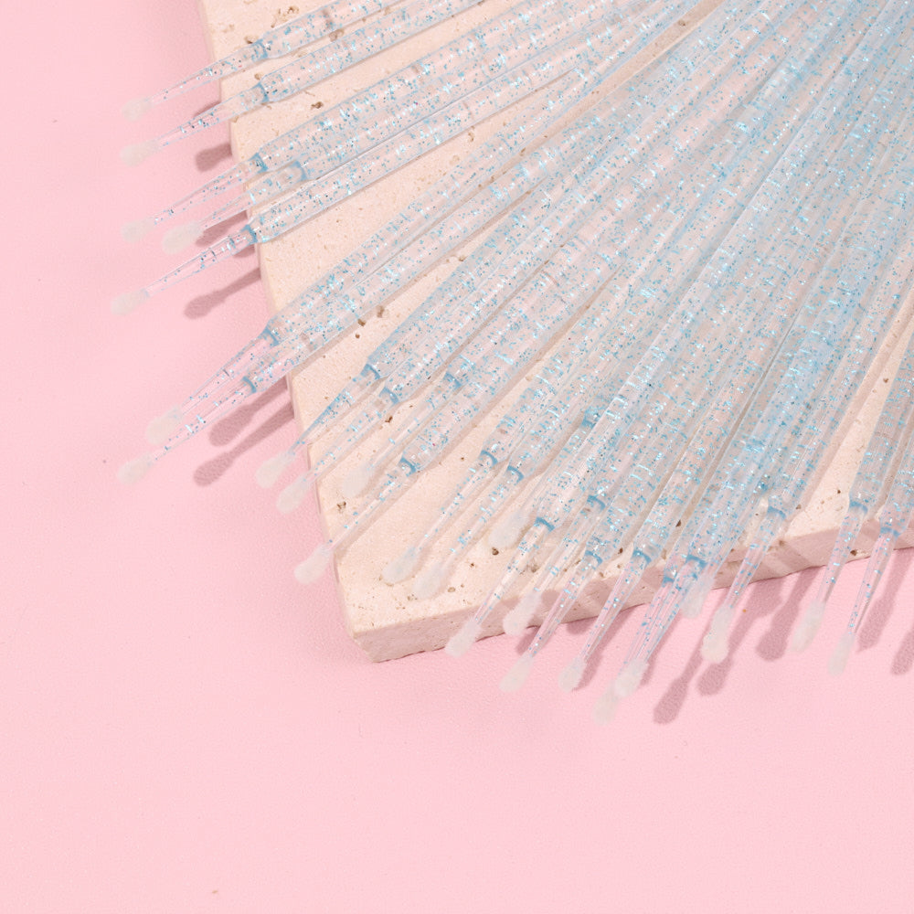 Disposable Micro Brush | Glitter Colour | 100pcs per bag