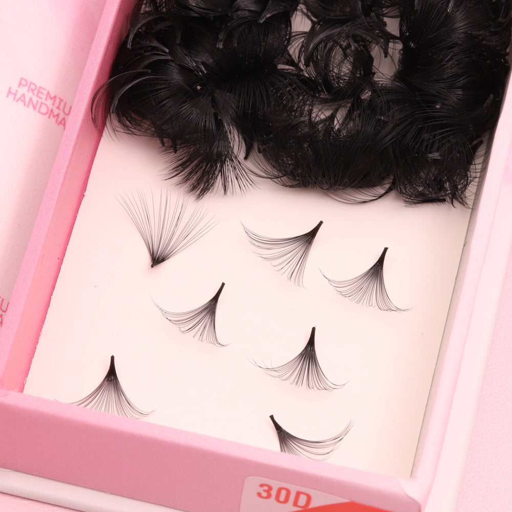 Full Mega | Handmade 30D Lashes | Thickness 0.03 | 500 Fans
