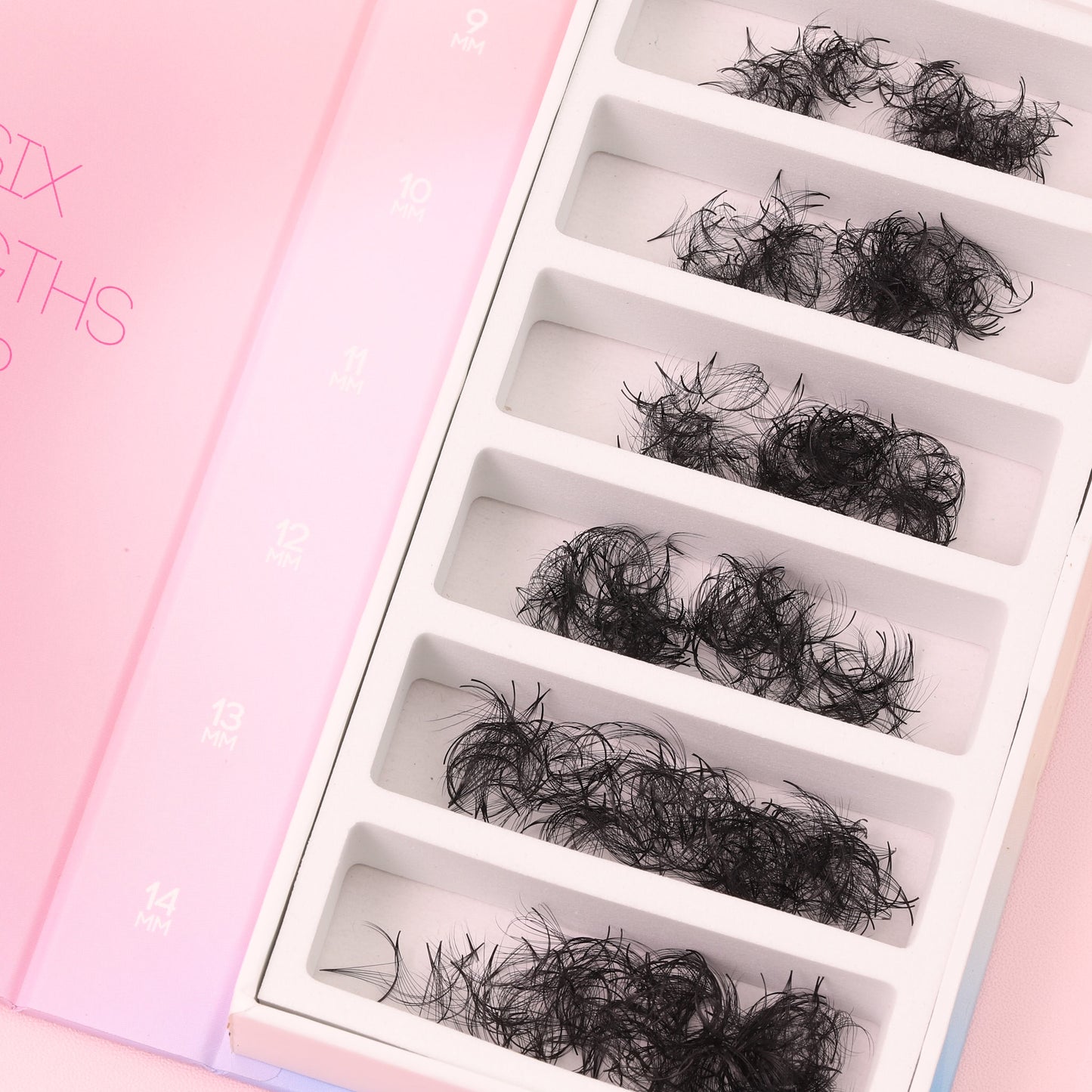 Mix 6in1 | Promade Lashes 7D | 1.500 Fans
