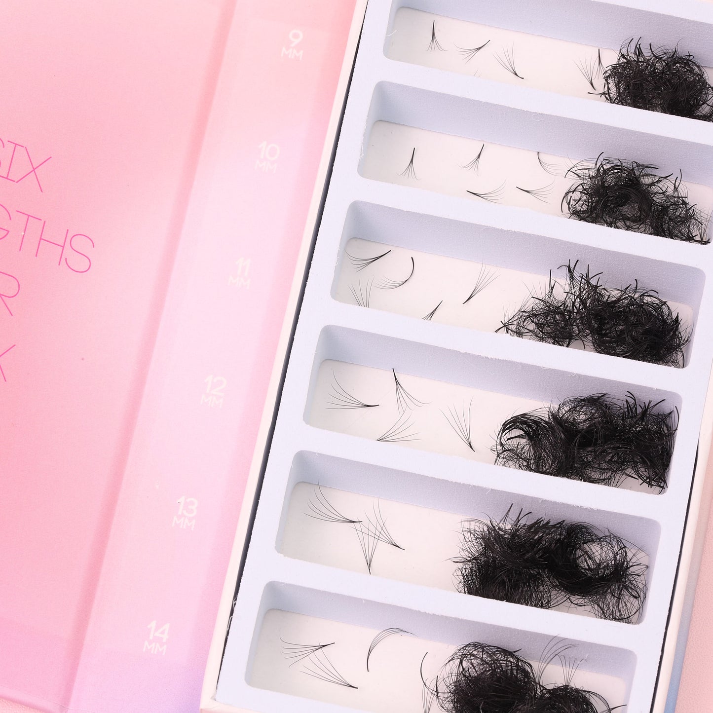 Mix 6in1 | Promade Lashes 5D | 1.500 Fans