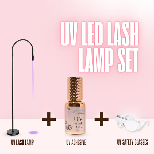 UV LED Lash Lamp | UV Lash Adhesive | Safety Goggles