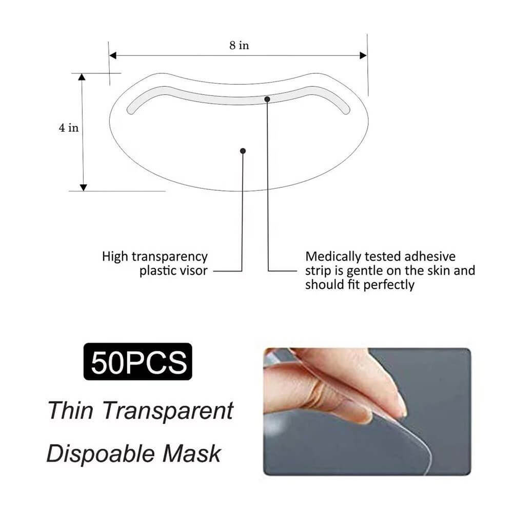 Disposable Face Shield/Visor | 50 PCS