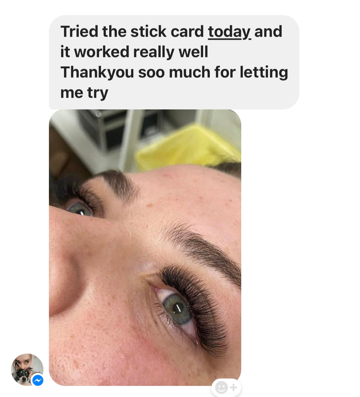 LBLS Lashes Sticky Card | Double Side Tape