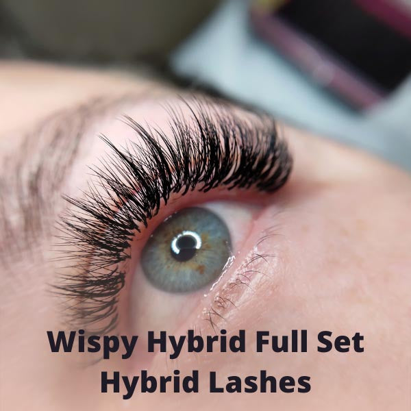 Wispy Hybrid Full Set Hybrid Lashes - Main Differences
