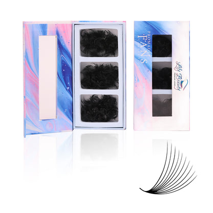 Mix 3in1 | Promade 10D Lashes | 1000 fans