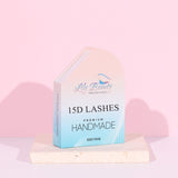 15D Handmade Lashes | Thickness 0.03 | 500 fans