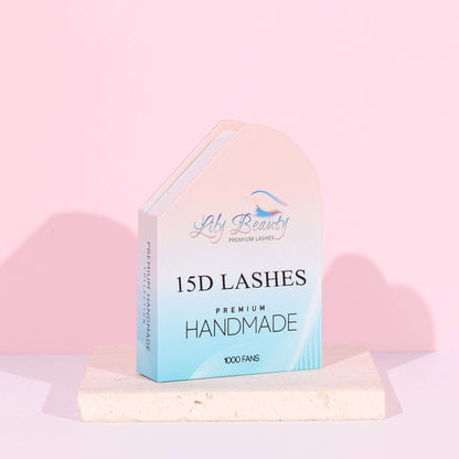 15D Handmade Lashes | Thickness 0.03 | 500 fans