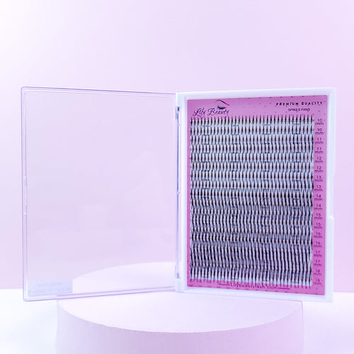 Individual Spike Lashes | Mix 10-18mm | Large Tray | 650 Spikes