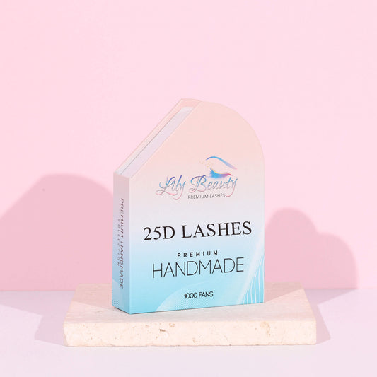 Mega | Handmade 25D Lashes | Thickness 0.03 | 500 Fans