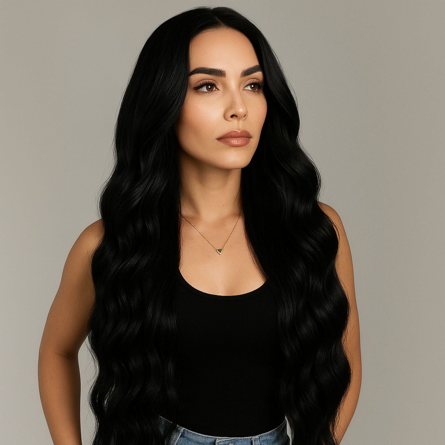 Tape Hair Extensions | 20 Inch | BLACK