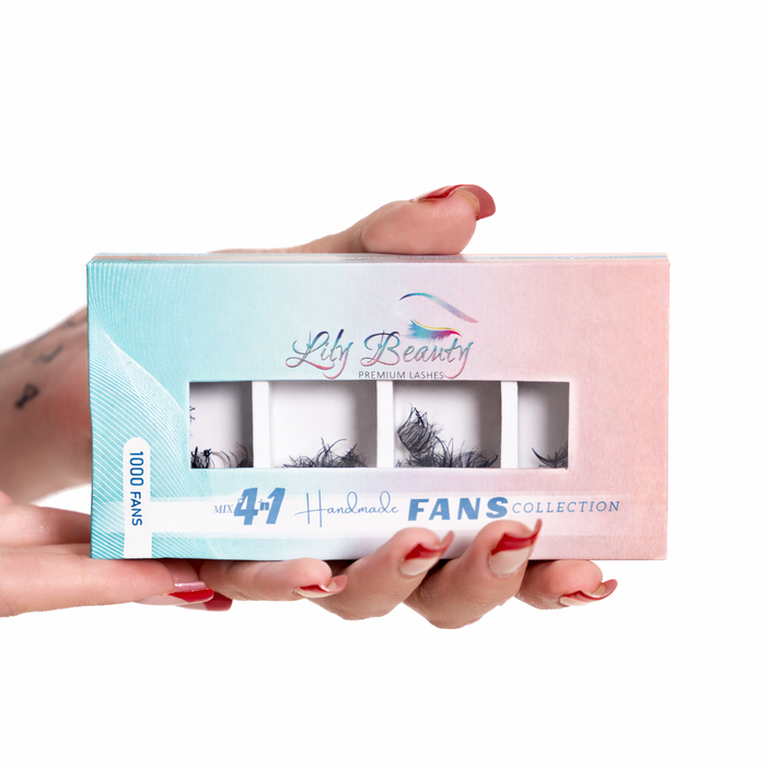 20D Handmade Lashes | Mix 4in1 | 1000 Fans
