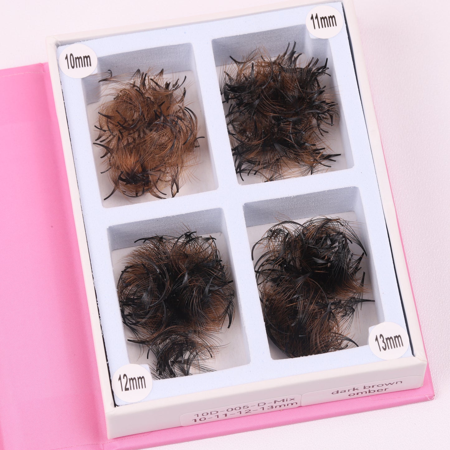 Ombre Lashes Extensions | Mix 4in1 | 10D 0.05 | 1000 fans