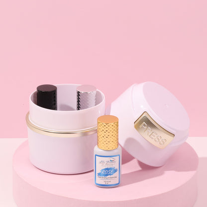 Lash glue container
