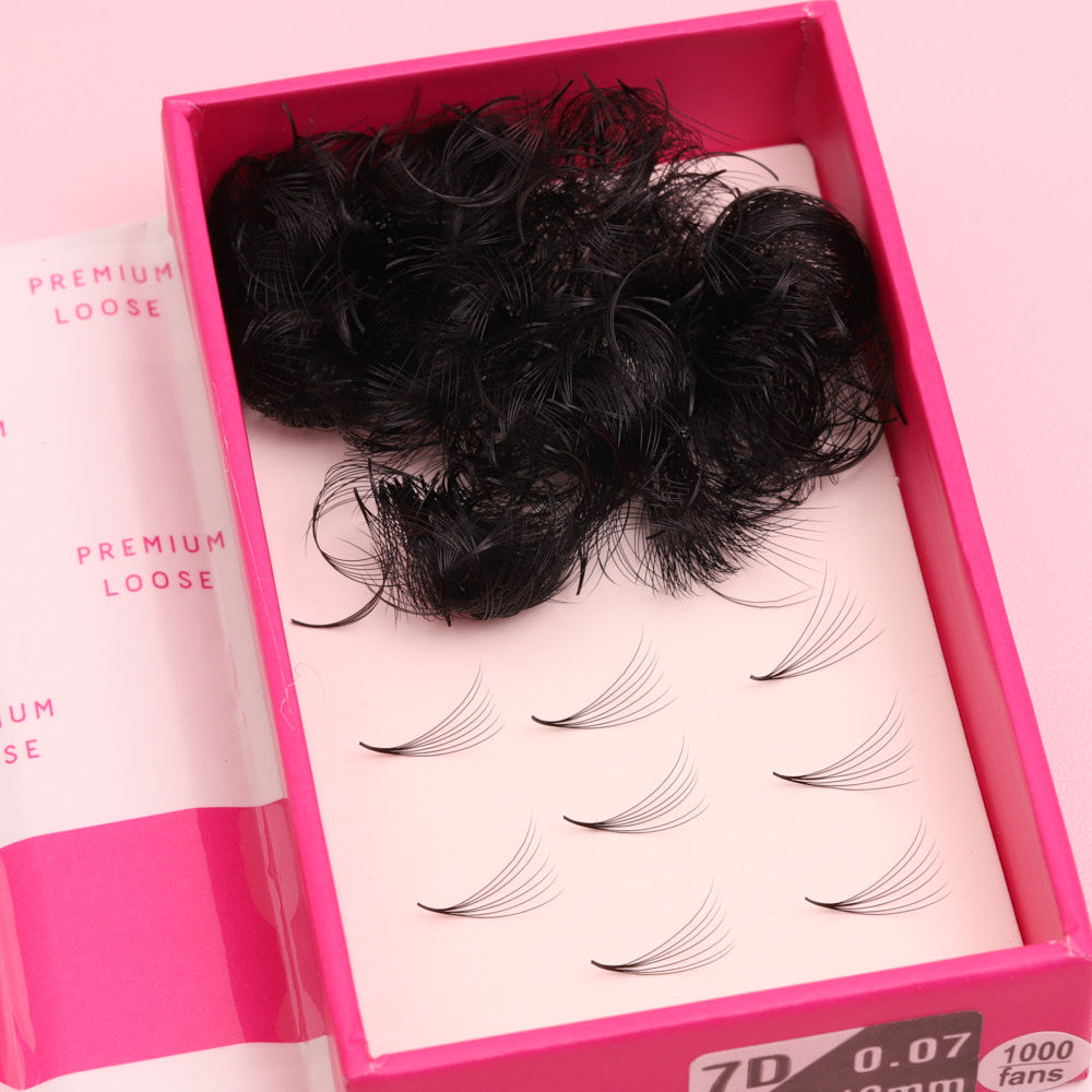 Loose Fan Promade 7D Lashes Extension | 1000 fans