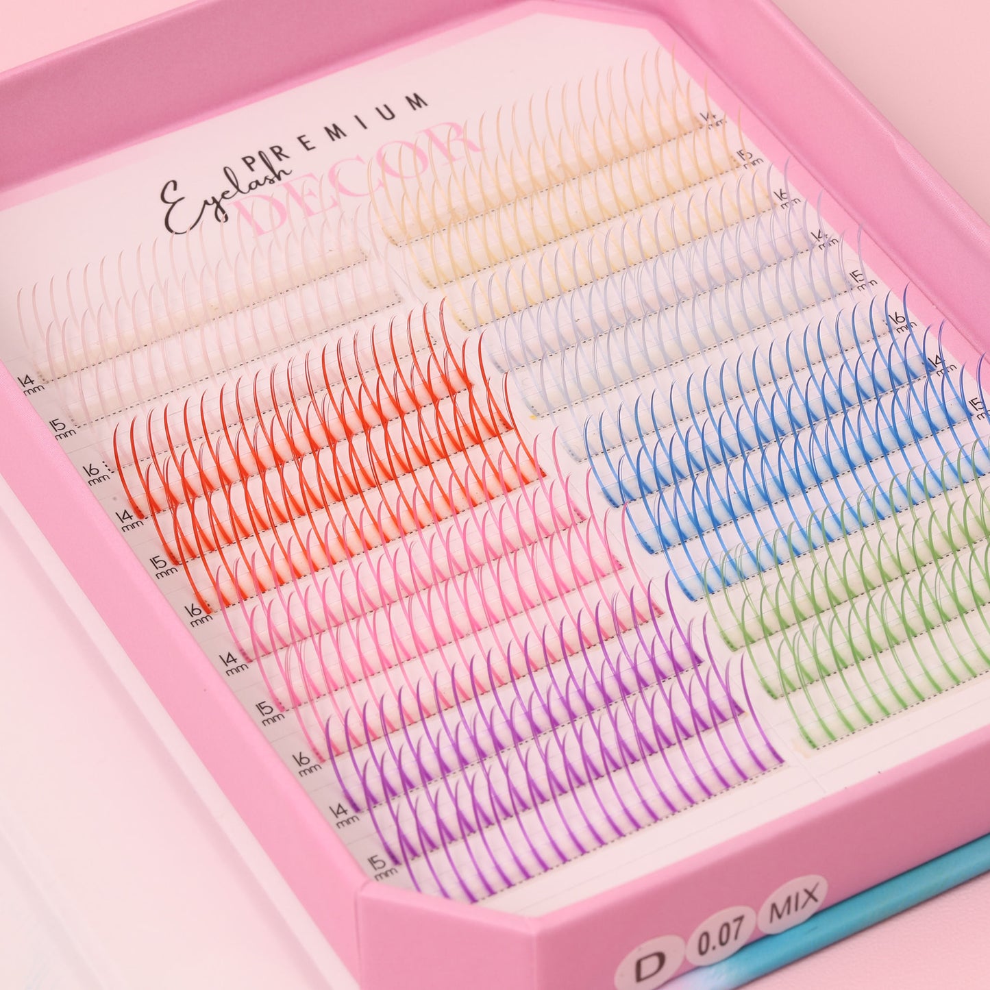Coloured Lash Spikes | Mix 8 Colours