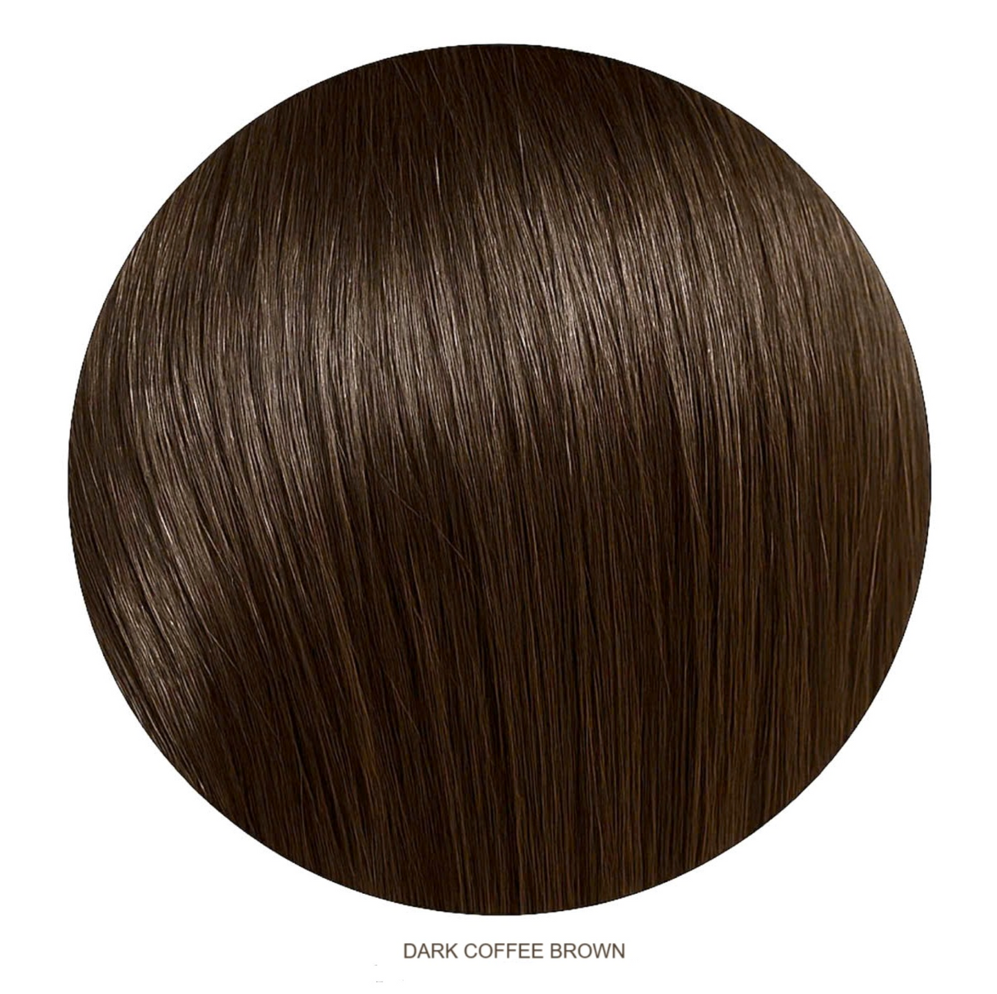 Weft Hair Extensions | 20 Inch | DARK COFFEE BROWN