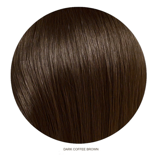 Weft Hair Extensions | 20 Inch | DARK COFFEE BROWN