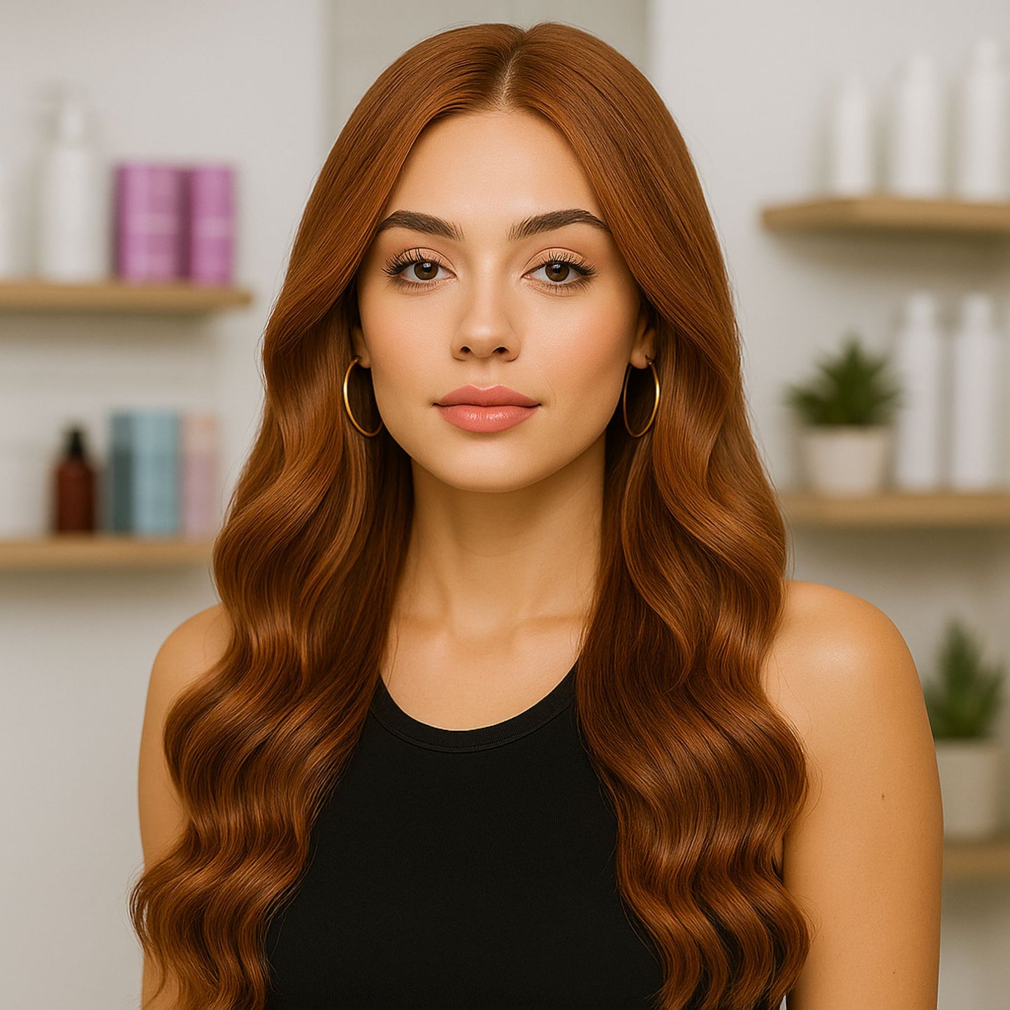 Microring Tip Hair Extensions | 20 Inch | MEDIUM BLONDE RED