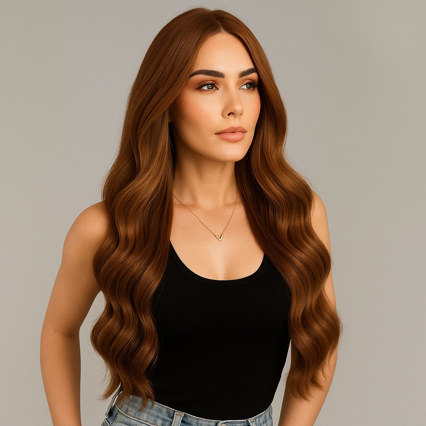 Microring Tip Hair Extensions | 20 Inch | MEDIUM COPPER BLONDE