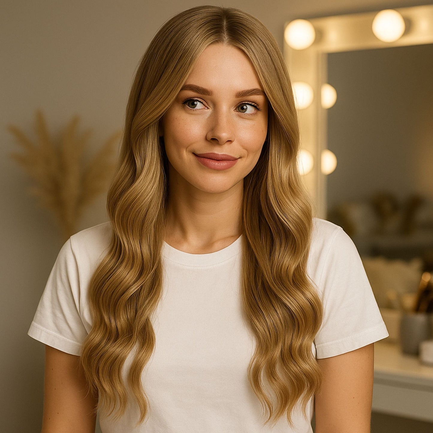 Tape Hair Extensions | 20 Inch | NATURAL MEDIUM BLONDE