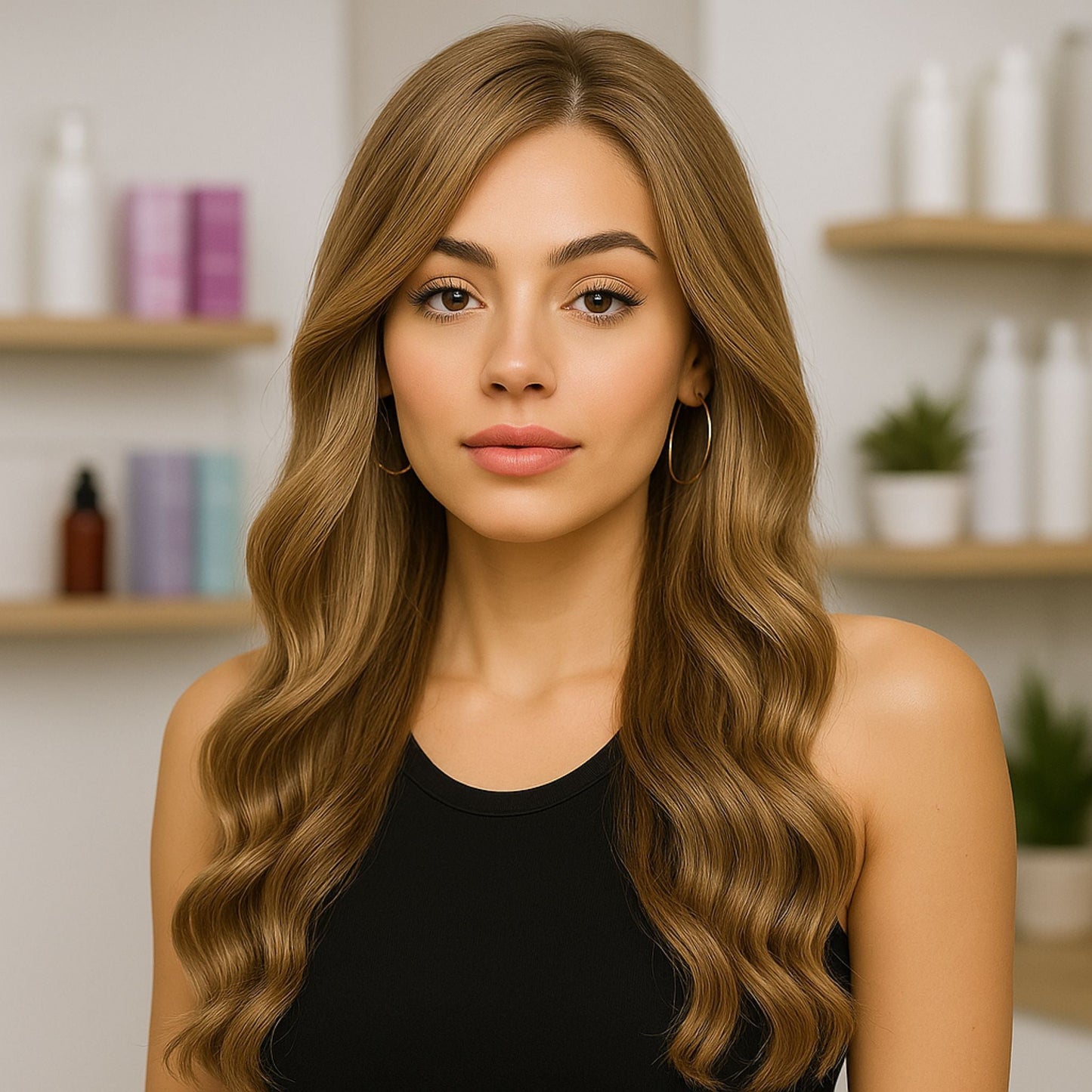 Microring Tip Hair Extensions | 20 Inch | NATURAL MEDIUM BLONDE