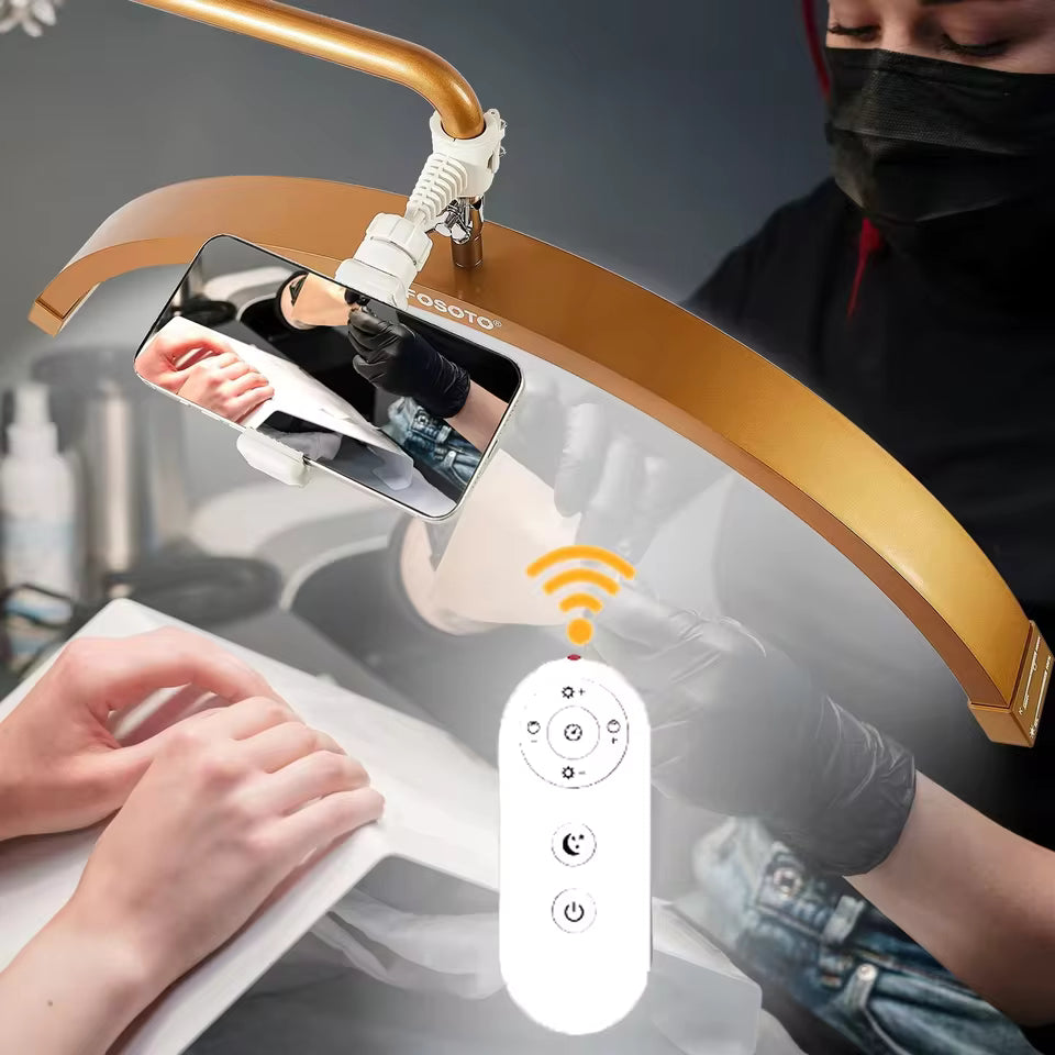 LED Moon Lash Light PRO – Remote Control + Rotatable 180° + Storage Tray