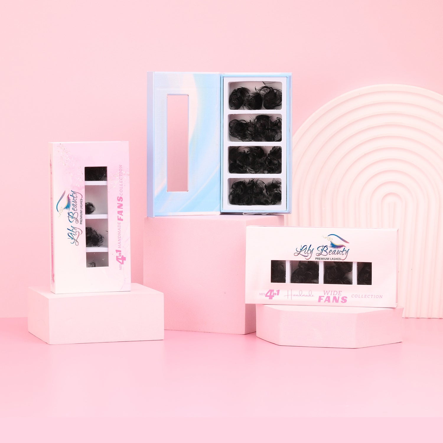 fan lashes extension