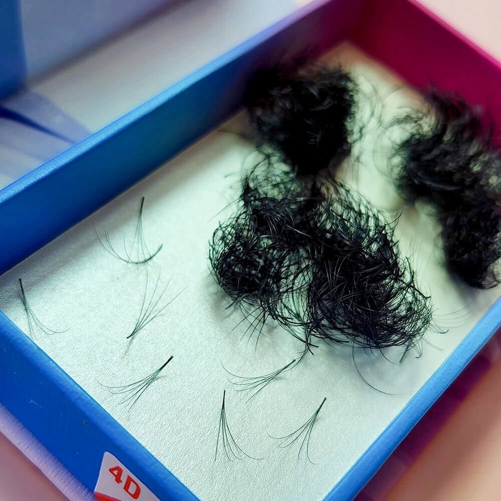 Handmade lash fans