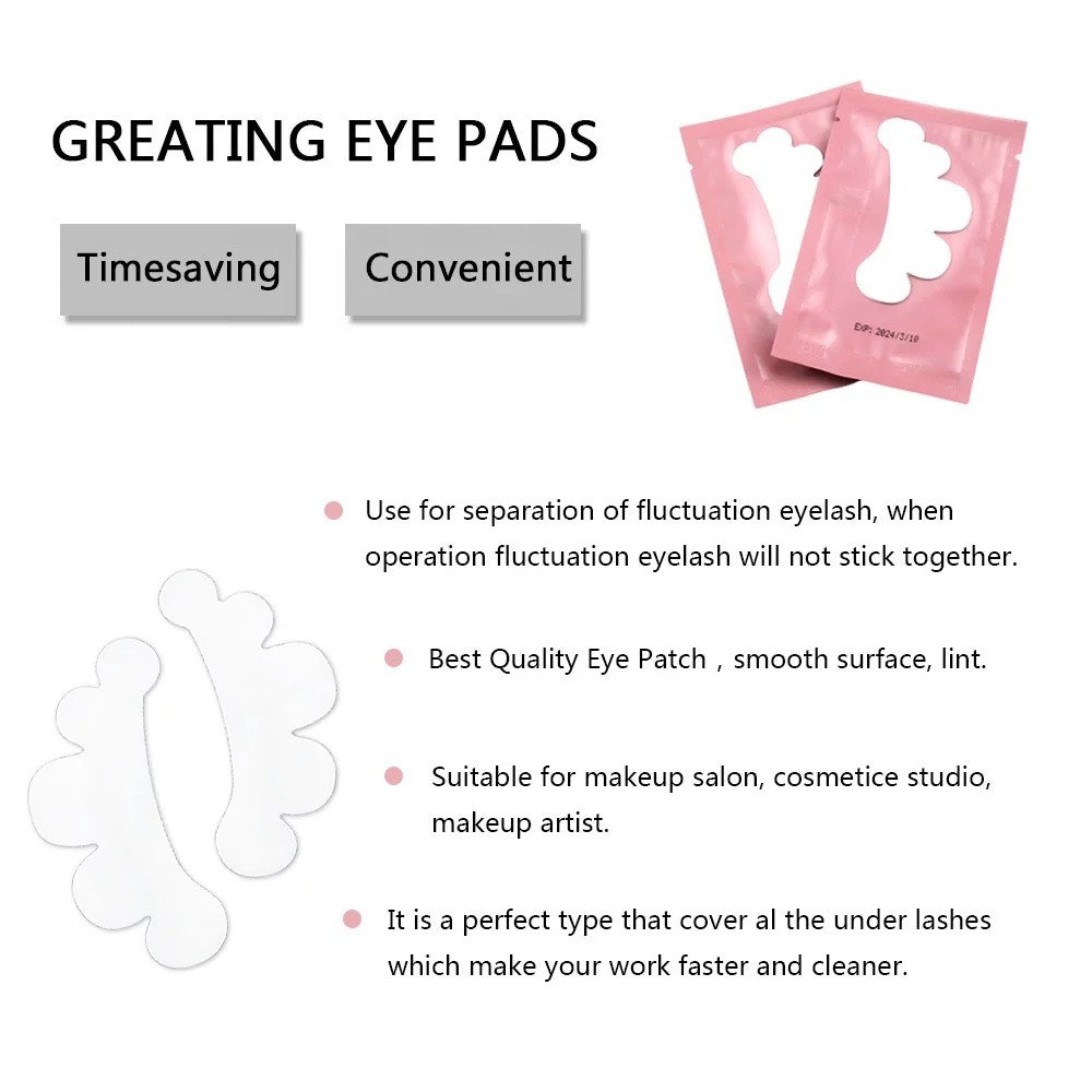 Pink Flowers Eye Gel Pads | 50pcs